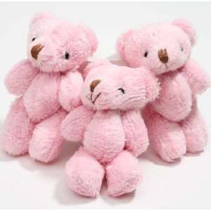  Pink Mini Baby Bears for Baby Shower Favors, Decorations & Baby 