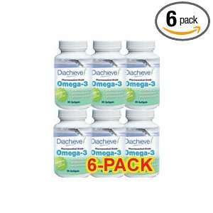  Diachieve Omega 3 Fish Oil Dietary Supplement 6 Pack 