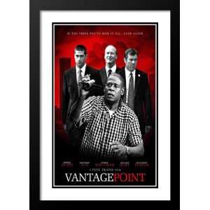 Vantage Point 20x26 Framed and Double Matted Movie Poster   Style B 