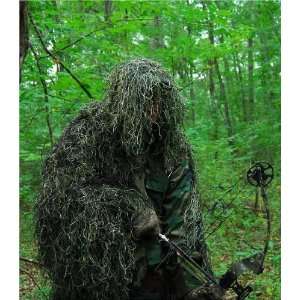 Synthetic Ultra Light Ghillie Bow Hunting Jacket Right Hand Woodland 