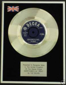 THE MOJOS   7 Platinum Disc   EVERYTHINGS ALRIGHT  
