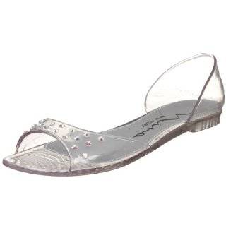    Nina Womens Duffy Ballet Flat,Clear Jelly,11 M US