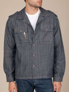 New Alternative Apparel Mens Long Sleeve Cotton Button Mash Jacket 