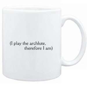 Mug White  i play the Archlute, therefore I am  Instruments  