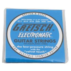  Gretsch Guitar Strings (Nickel Plated Steel, 10 46 