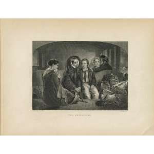   Original Engraving From Gallery of Famous Painters 