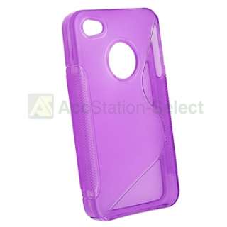   with apple iphone 4 4s clear dark purple s shape quantity 1 keep