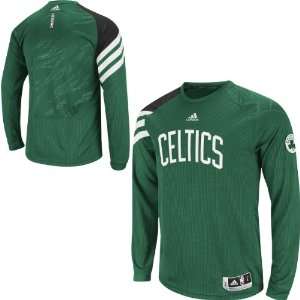 Adidas Boston Celtics On Court Long Sleeve Shooting Shirt Small 