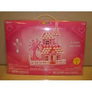  Foamies Valentines 3 d House Arts, Crafts & Sewing