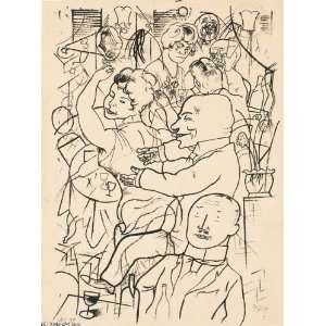  FRAMED oil paintings   George Grosz   24 x 32 inches 