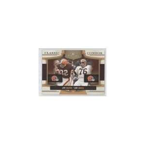   Classic Combos Gold #3   Jim Brown/Lou Groza/100 Sports Collectibles