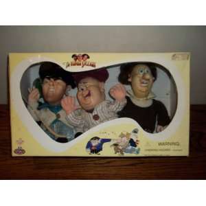  3 STOOGES DOLLS 12 INCHES TALL IN BOX 