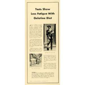  1939 Ad Knox Sparkling Gelatine Gelatin Fight Fatigue 