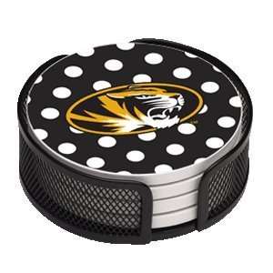   Tigers Dots 4 Coaster Gift Set w/ Wire Mesh Tray