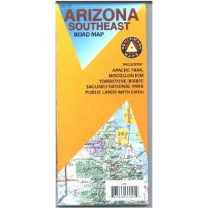  Map Arizona Recreation Southeast (9780078349843) Editor 