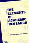 Elements of Academic Research, (0784401713), Richard H. McCuen 