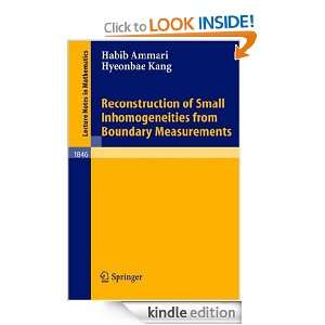   Measurements Habib Ammari, Hyeonbae Kang  Kindle Store