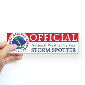  NWS quot;Officialquot; Storm Spotter Sticker Skywarn 