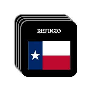  US State Flag   REFUGIO, Texas (TX) Set of 4 Mini Mousepad 