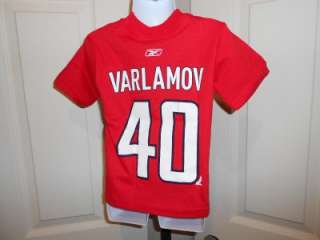 NEW Semyon Varlamov #40 Capitals TODDLER 2T Shirt 2NY  