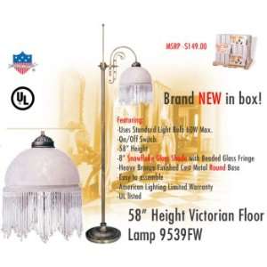  American Lighting 9539FW 58 Height Victorian Floor Lamp 