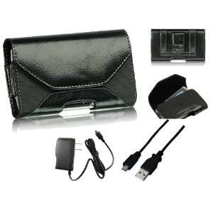 For AT&T LG Nitro HD CASE Premium Pouch, Travel Wall Home Charger, USB 