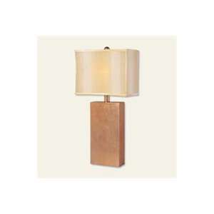    H10391P1   Square Copper Sheen Table Lamp