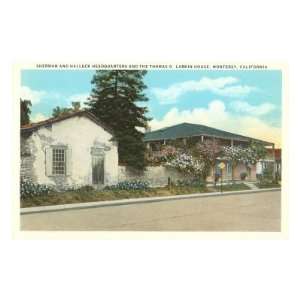 Sherman & Halleck Headquarters, Monterey, California Premium Poster 