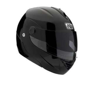   Modular Black Motorcycle Helmet Large AGV SPA   ITALY 089154B0002009