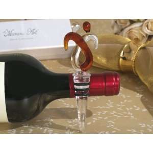  Two hearts that beat as one Murano wine stopper From 