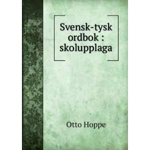  Svensk tysk ordbok  skolupplaga Otto Hoppe Books