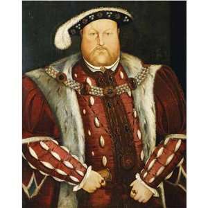  Portrait of King Henry VIII by Hans Holbein 23.75X30.00 