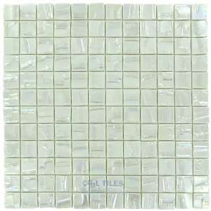  Moon collection 1 x 1 recycled glass tile on 12 3/8 x 