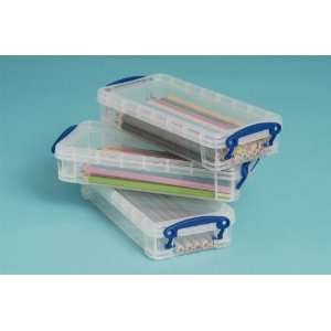  Really Useful Box 0.55 Litre Translucent Blue Office 