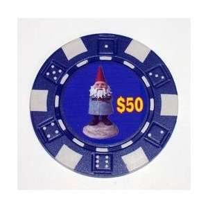  Travelocity Gnome $50 Las Vegas Casino Poker Chip LE 