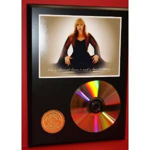 com Stevie Nicks 24kt Gold Art CD Disc Display   Musician Art   Award 