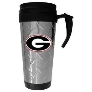  Georgia Bulldogs NCAA Diamond Plate Travel Mug Sports 