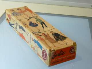 B762 Antique 1959 Barbie with box Stand & accessories  