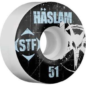  Bones Haslam Rocker STF 51mm Skateboard Wheels (Set Of 4 