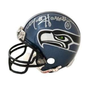  Matt Hasselbeck Signed Seahawks Mini Helmet Sports 
