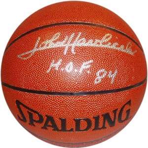  John Havlicek Autographed Ball   with 84 Inscription 
