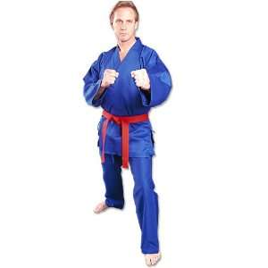 Karate Uniform 100% Cotton Blue Hayashi Heavy Weight  