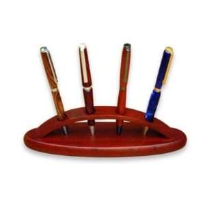  4 Pen Rosewood Arch Pen Stand 