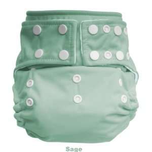 Happy Heinys One Size Diaper w/Snaps   Sage