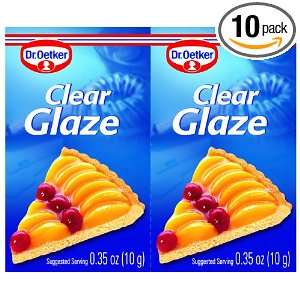 Dr. Oetker Clear Cake Glaze, 0.67 Ounce (Pack of 10)  