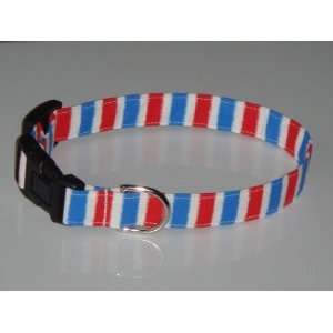 Red White Blue USA Stripes Patriotic 4th of July Independence Day Dog 