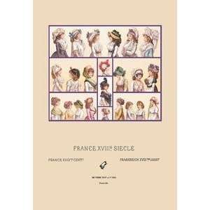  Vintage Art French Hats and Hairstyles of the Eighteenth 