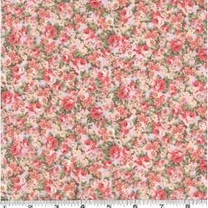  45 Wide Tender Moments Roses Lavender Fabric By The Yard 