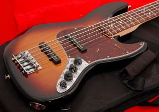   Fender ® Active Jazz Bass®, J Bass, V (Five String), Brown Sunburst