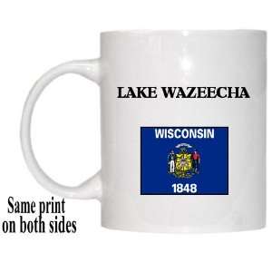    US State Flag   LAKE WAZEECHA, Wisconsin (WI) Mug 